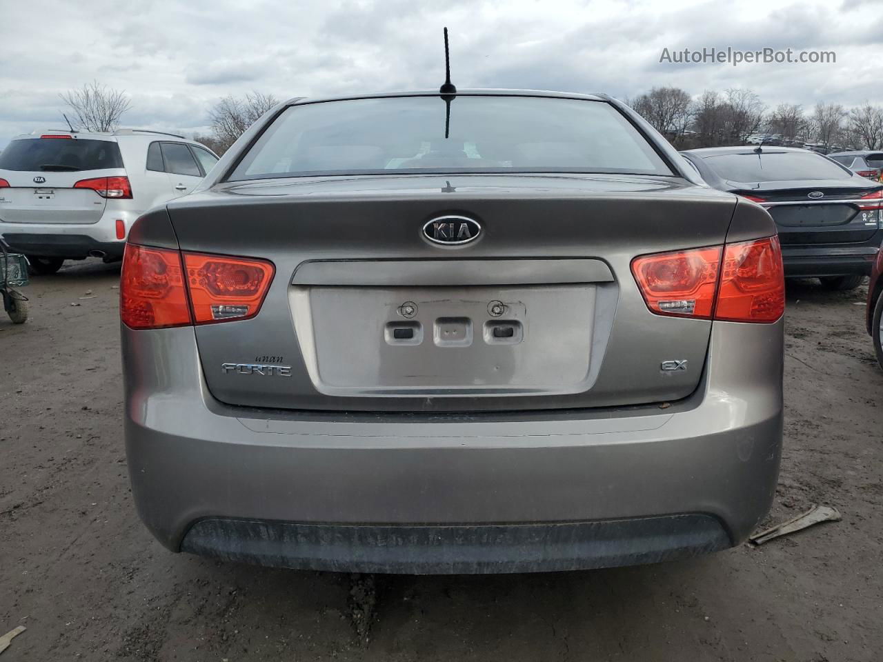 2012 Kia Forte Ex Серый vin: KNAFU4A25C5516607