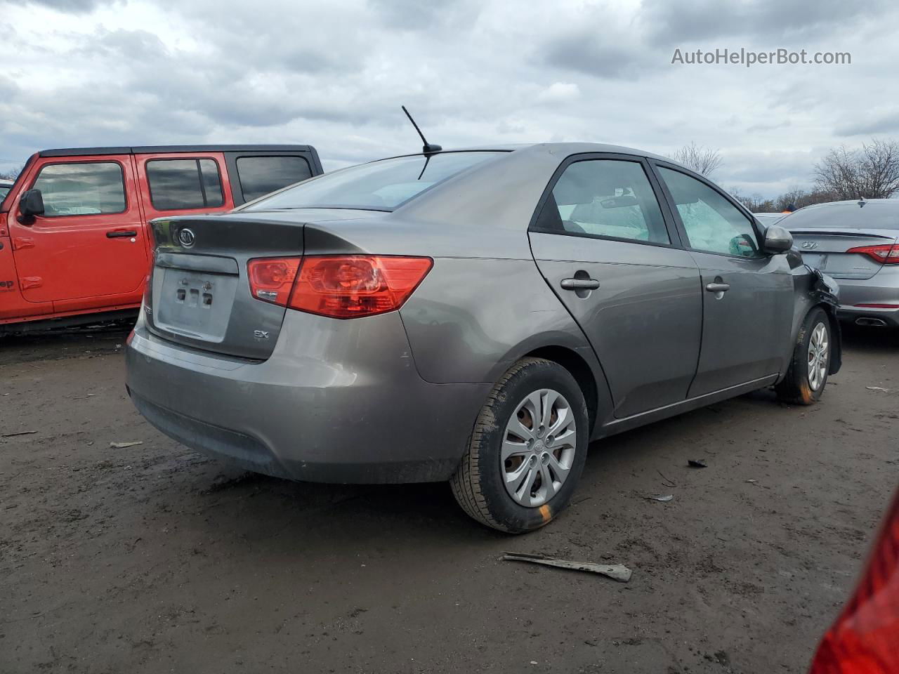 2012 Kia Forte Ex Серый vin: KNAFU4A25C5516607