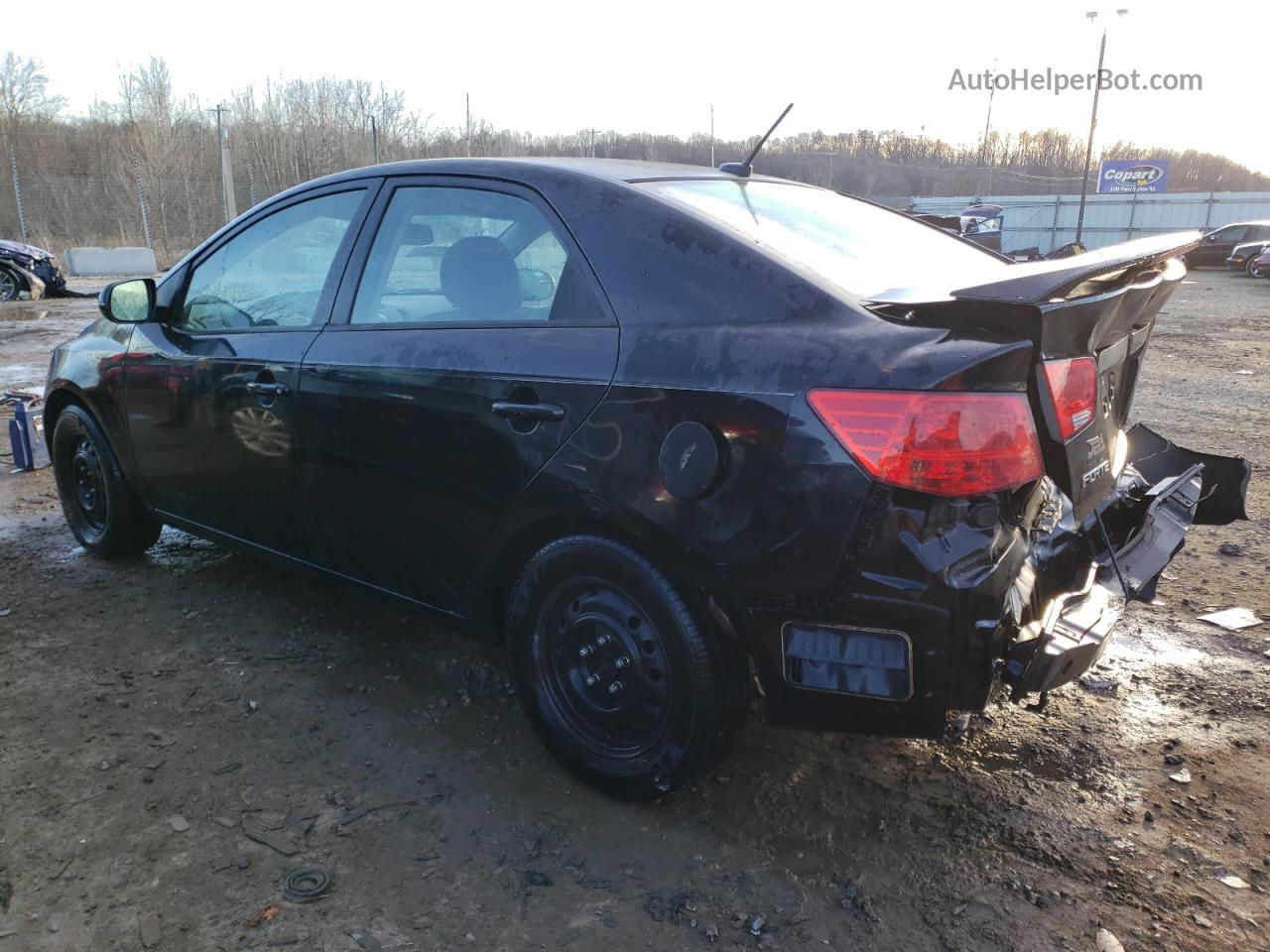 2012 Kia Forte Ex Черный vin: KNAFU4A25C5552961