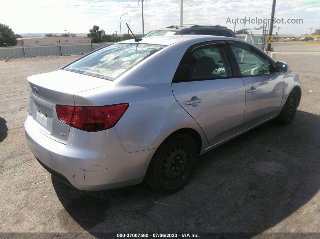 2012 Kia Forte Ex Silver vin: KNAFU4A25C5558002