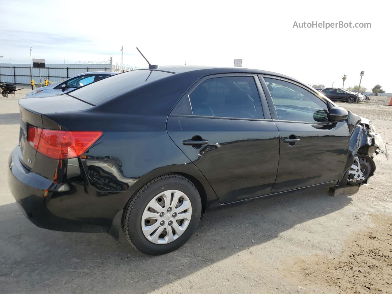 2012 Kia Forte Ex Черный vin: KNAFU4A25C5590979