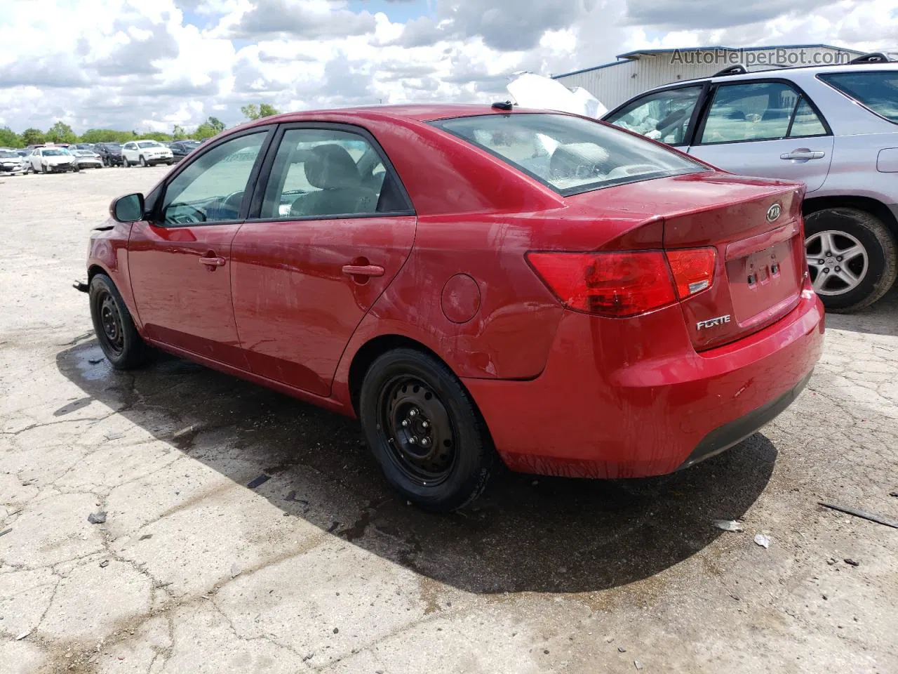 2012 Kia Forte Ex Red vin: KNAFU4A25C5594918