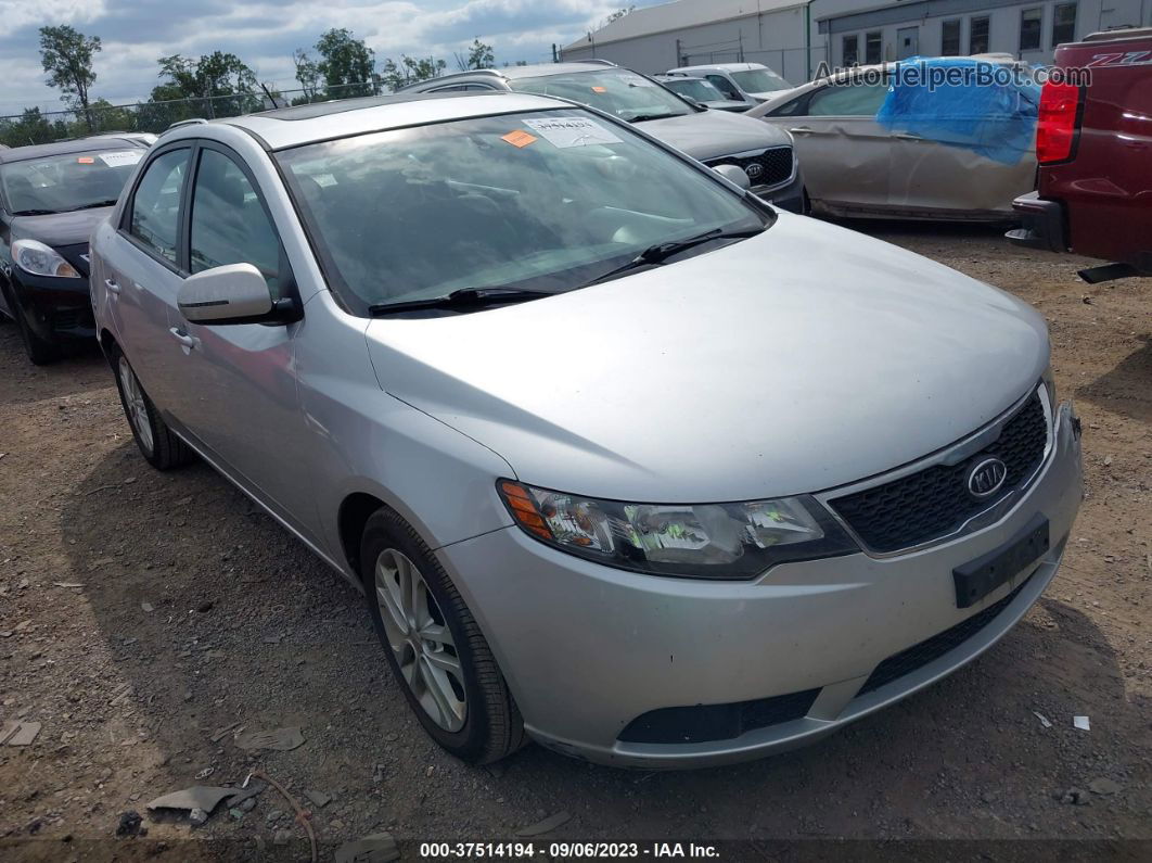 2012 Kia Forte Ex Silver vin: KNAFU4A25C5624533