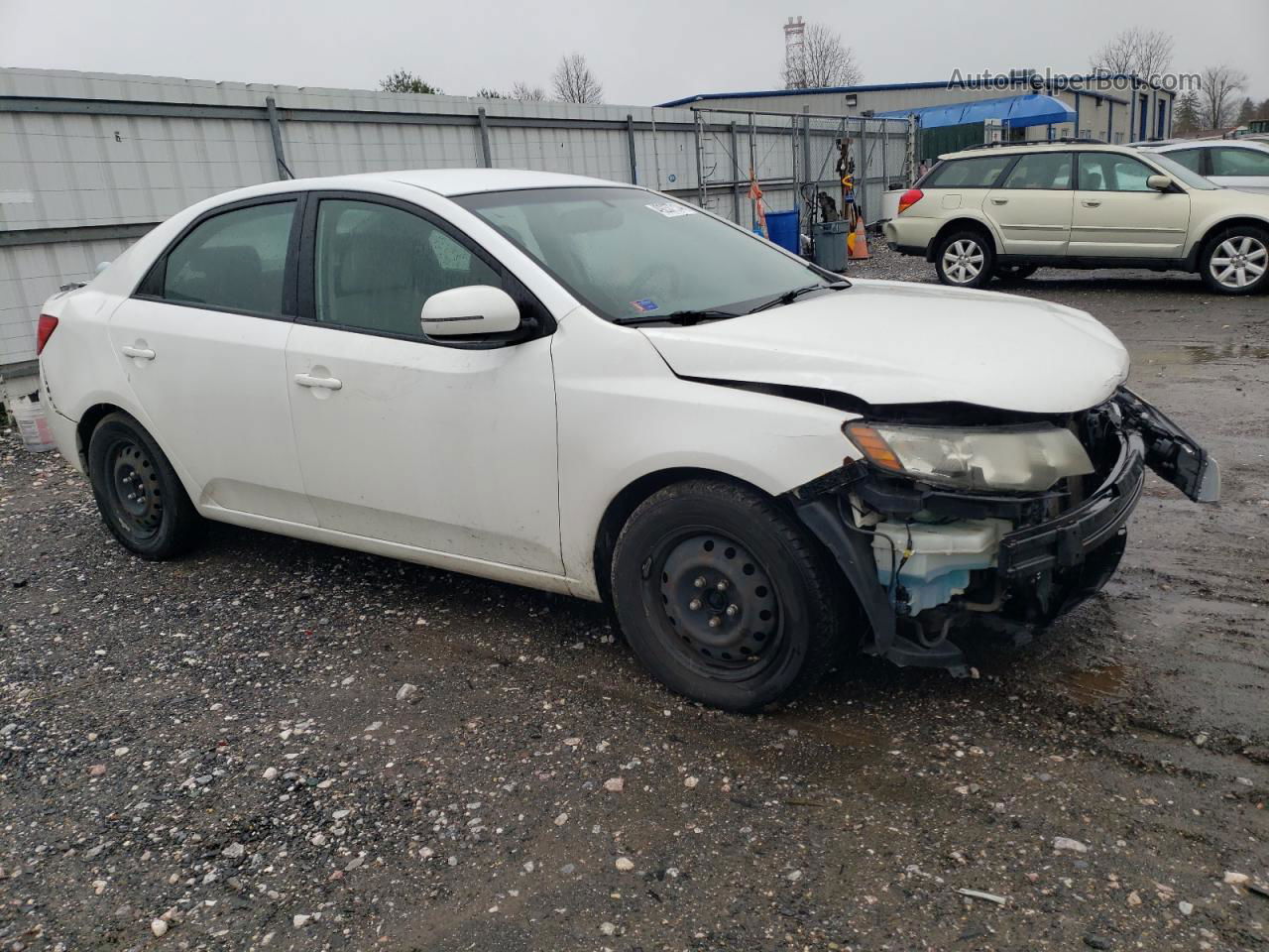 2012 Kia Forte Ex White vin: KNAFU4A25C5625830