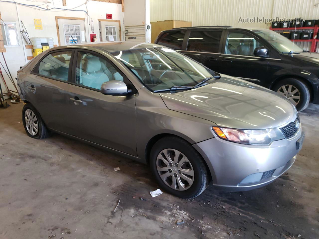 2012 Kia Forte Ex Gray vin: KNAFU4A25C5629800