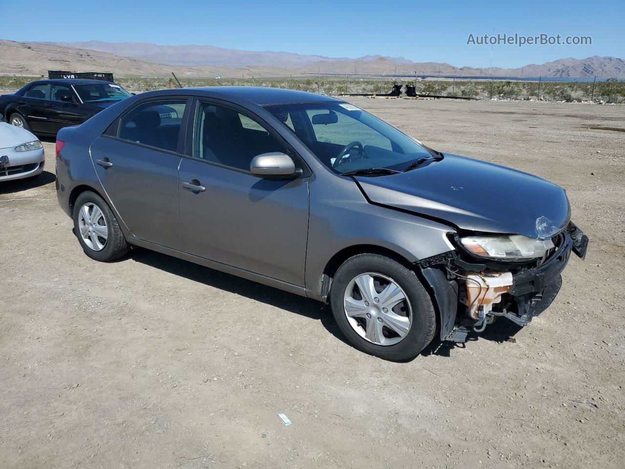 2012 Kia Forte Ex Gray vin: KNAFU4A26C5486467