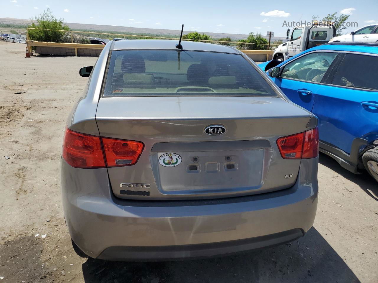 2012 Kia Forte Ex Gray vin: KNAFU4A26C5496271