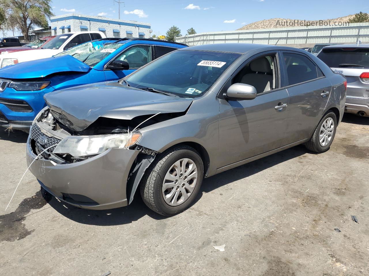 2012 Kia Forte Ex Gray vin: KNAFU4A26C5496271