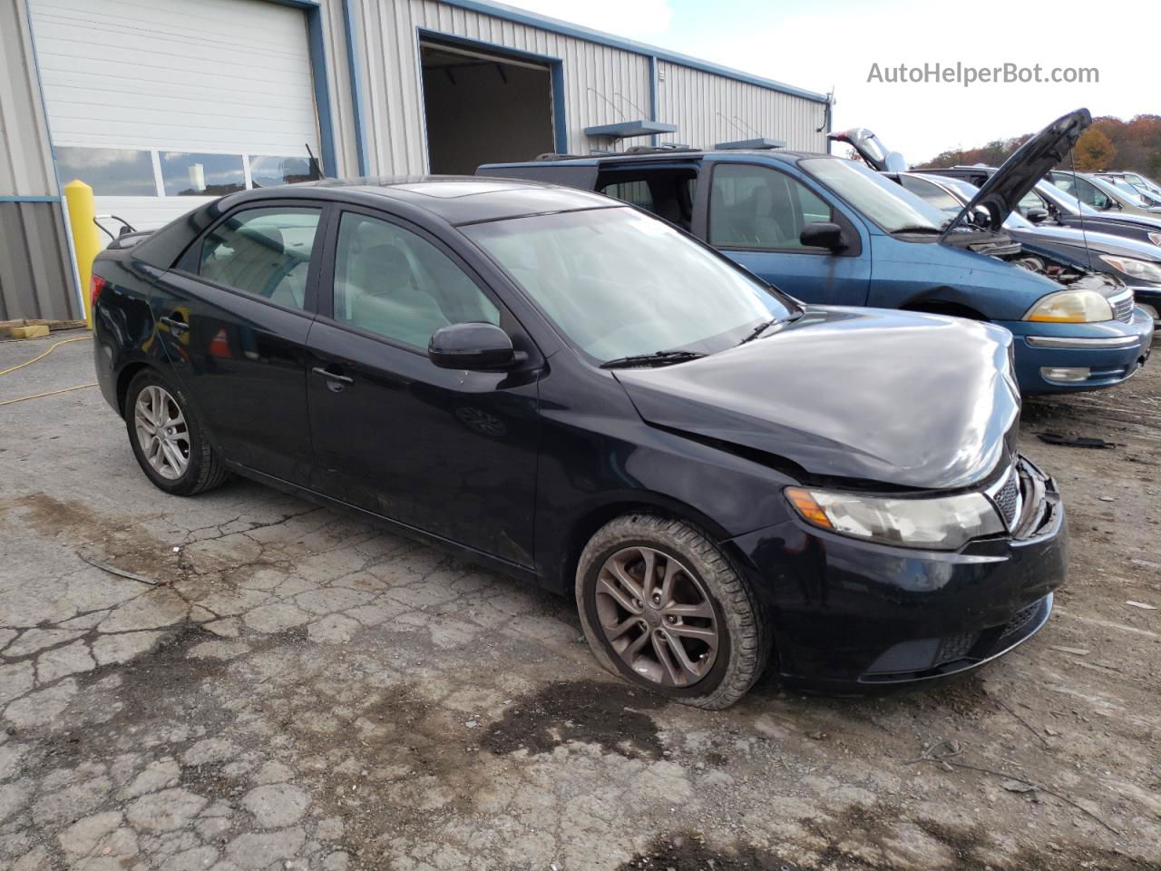 2012 Kia Forte Ex Черный vin: KNAFU4A26C5499221