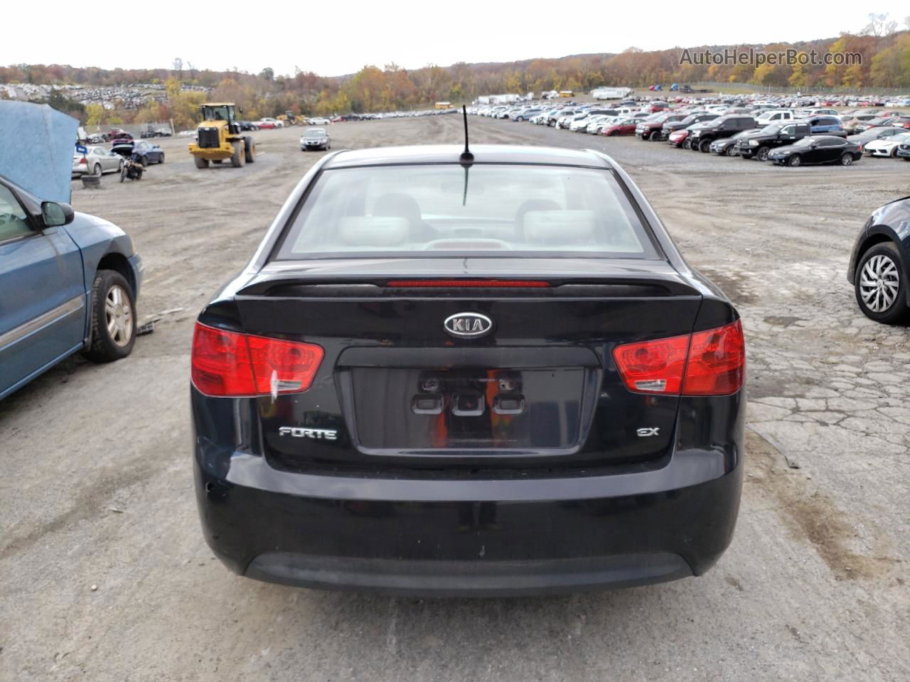 2012 Kia Forte Ex Черный vin: KNAFU4A26C5499221