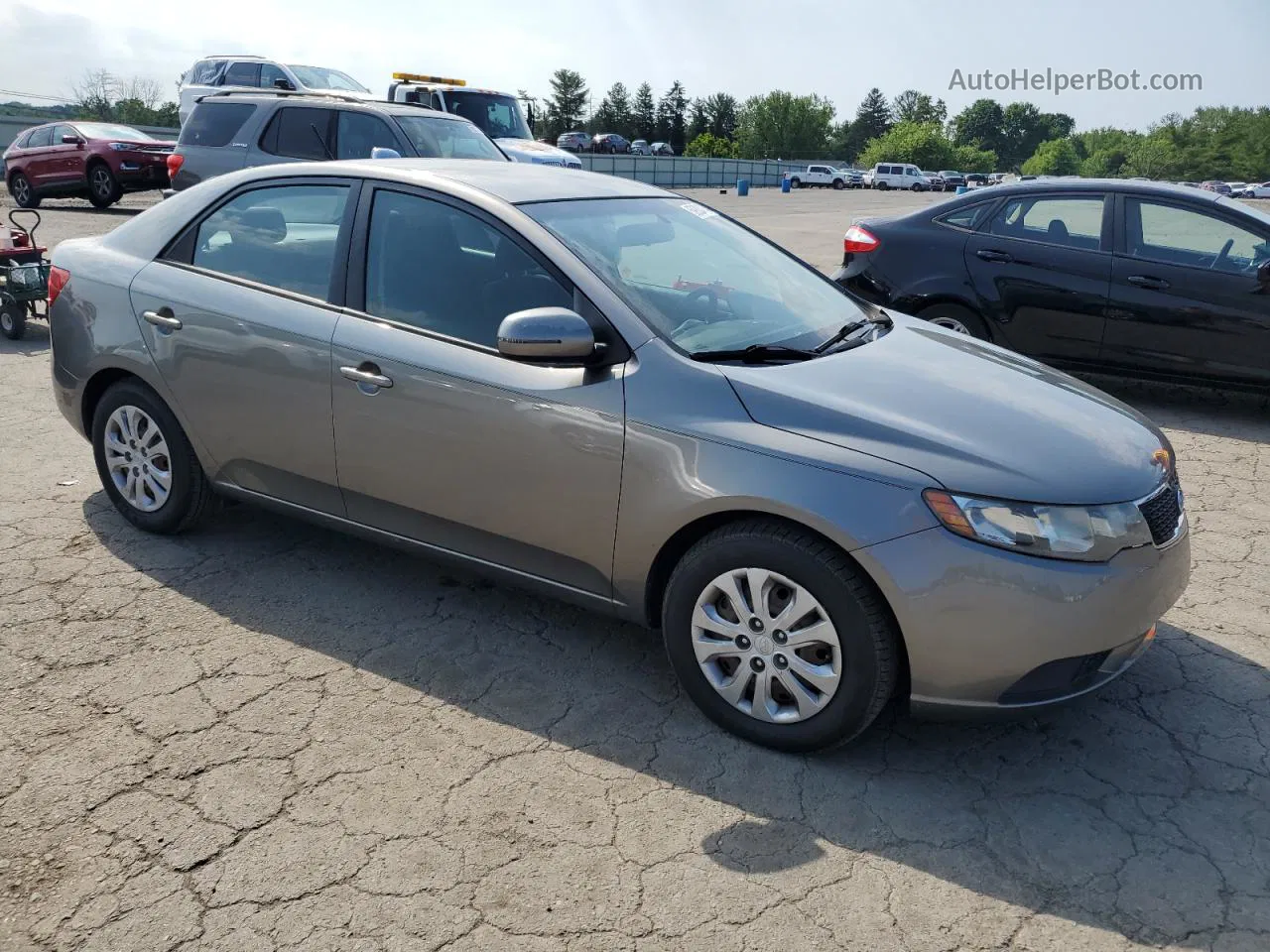 2012 Kia Forte Ex Gray vin: KNAFU4A26C5508449