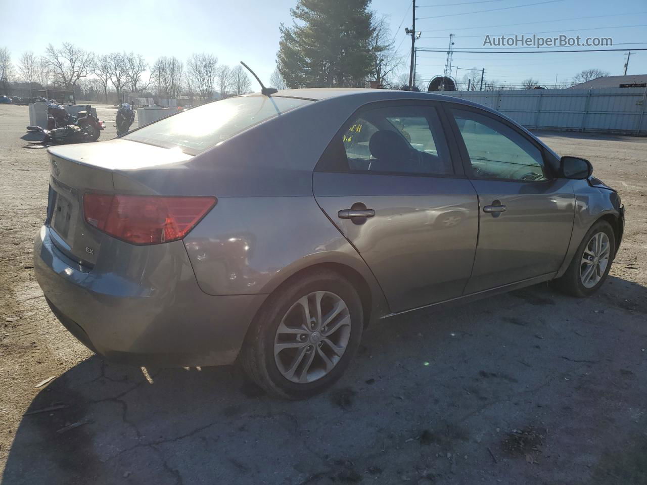 2012 Kia Forte Ex Silver vin: KNAFU4A26C5524523