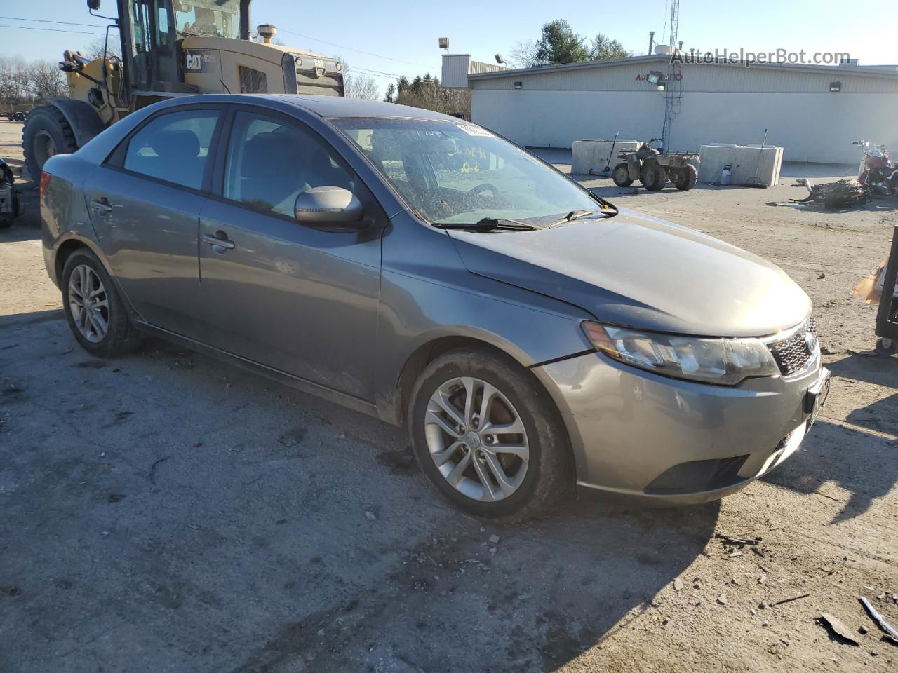 2012 Kia Forte Ex Silver vin: KNAFU4A26C5524523