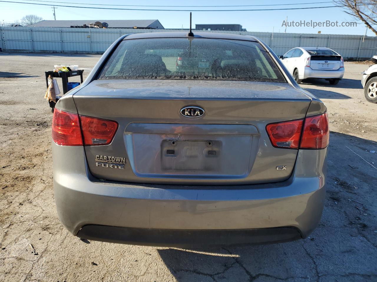 2012 Kia Forte Ex Silver vin: KNAFU4A26C5524523