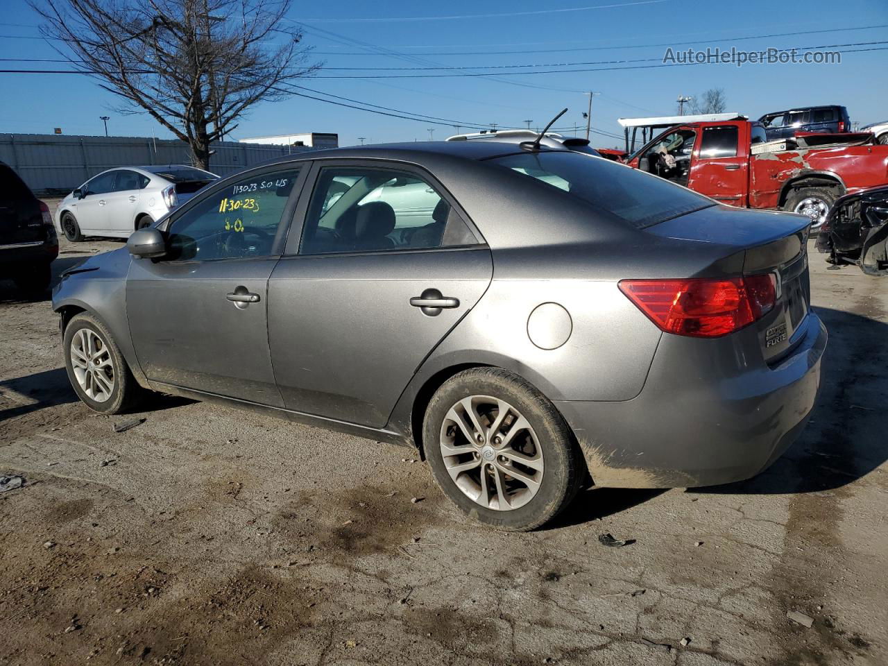 2012 Kia Forte Ex Silver vin: KNAFU4A26C5524523