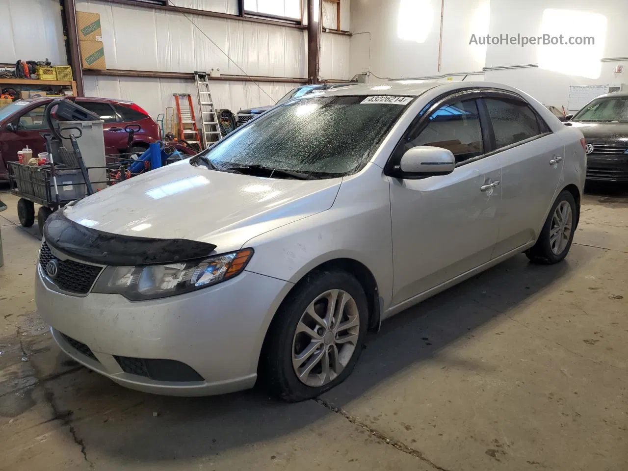 2012 Kia Forte Ex Silver vin: KNAFU4A26C5525378