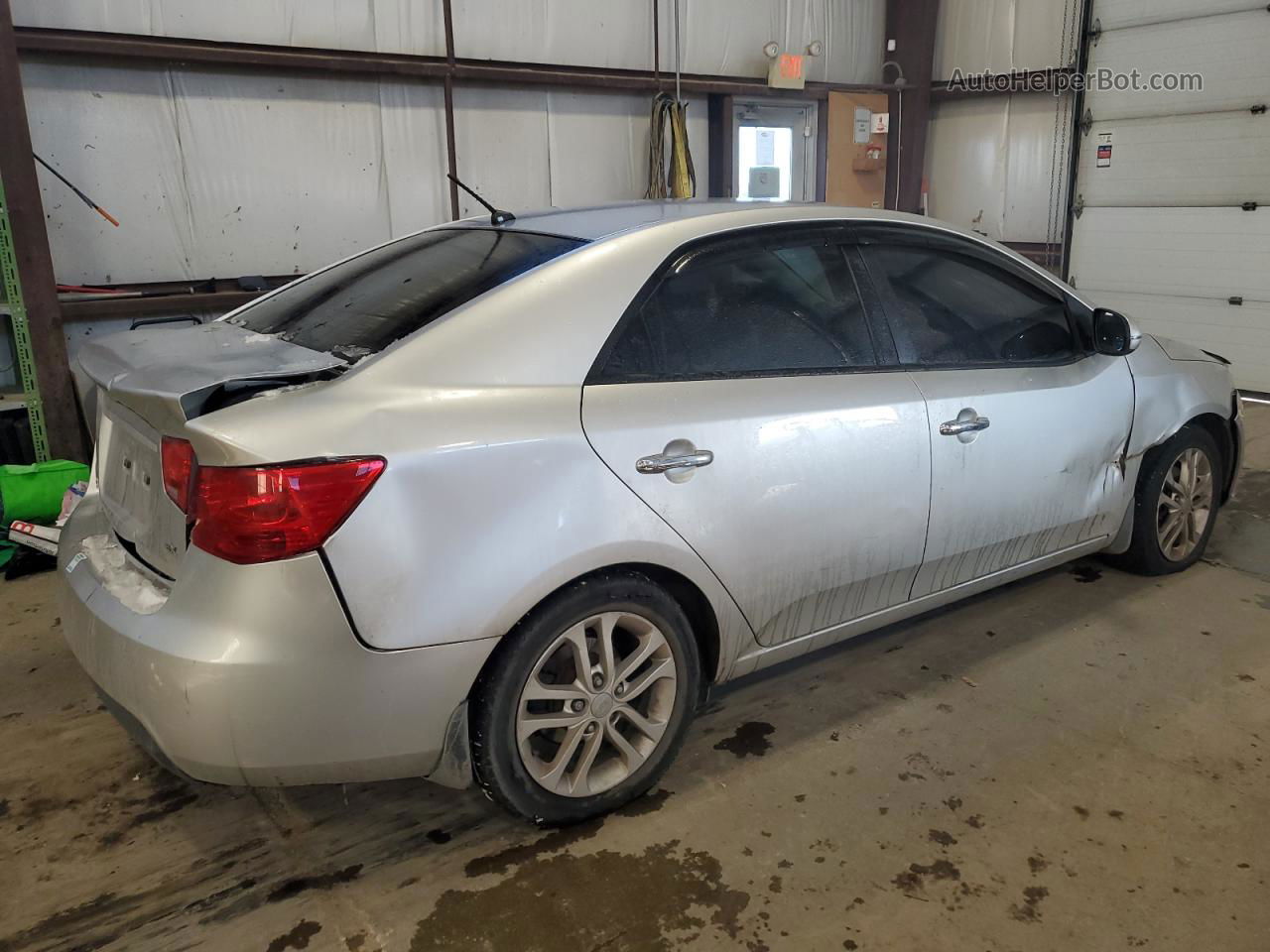 2012 Kia Forte Ex Silver vin: KNAFU4A26C5525378