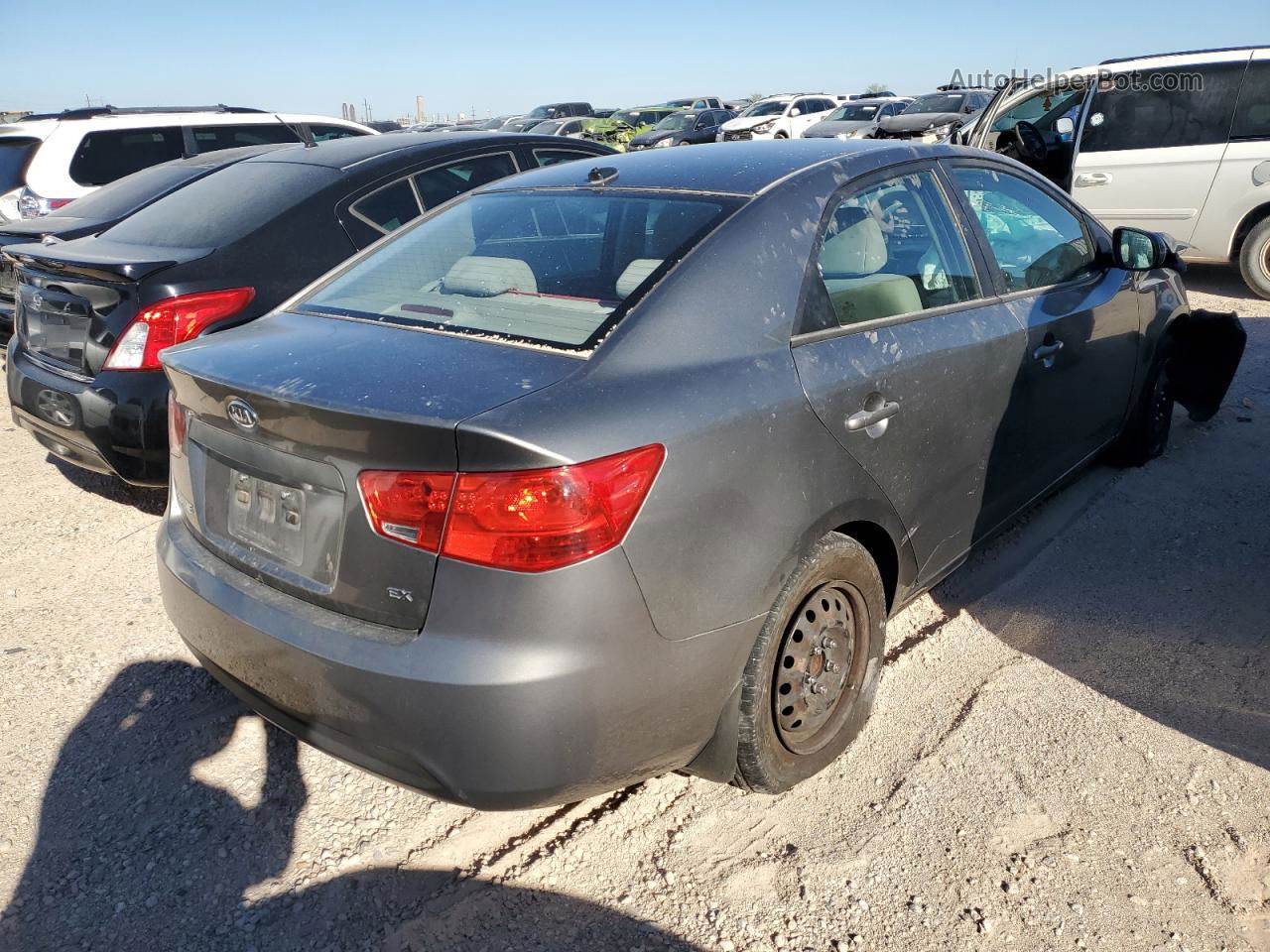 2012 Kia Forte Ex Charcoal vin: KNAFU4A26C5553360