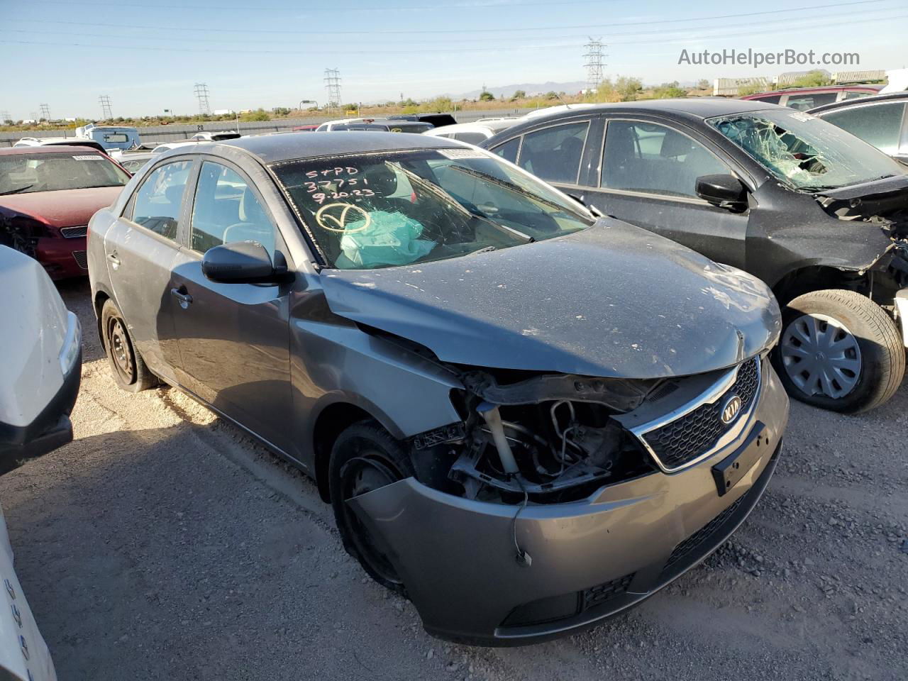 2012 Kia Forte Ex Угольный vin: KNAFU4A26C5553360