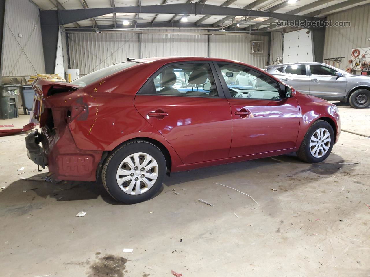 2012 Kia Forte Ex Red vin: KNAFU4A26C5555271