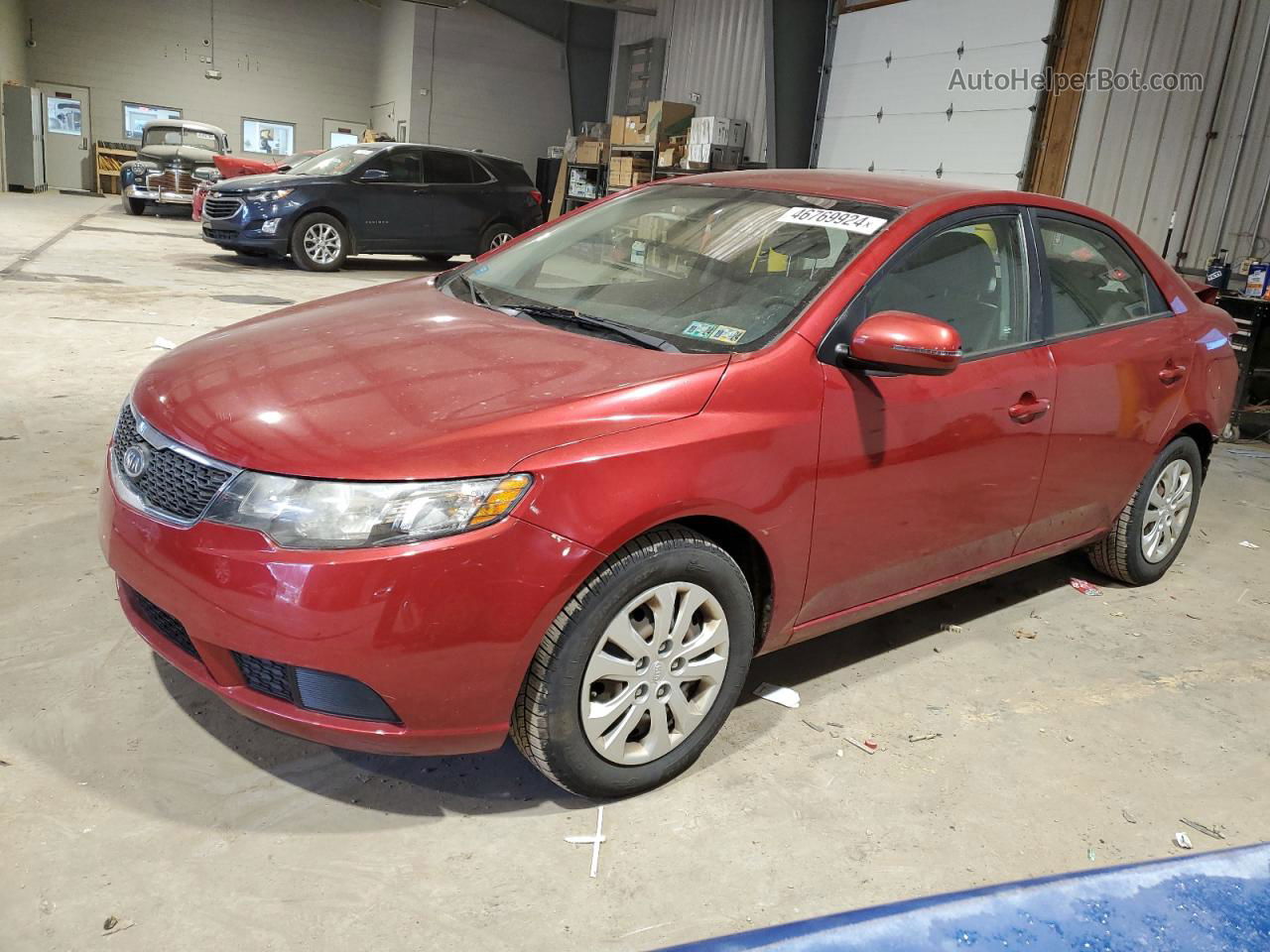 2012 Kia Forte Ex Red vin: KNAFU4A26C5555271