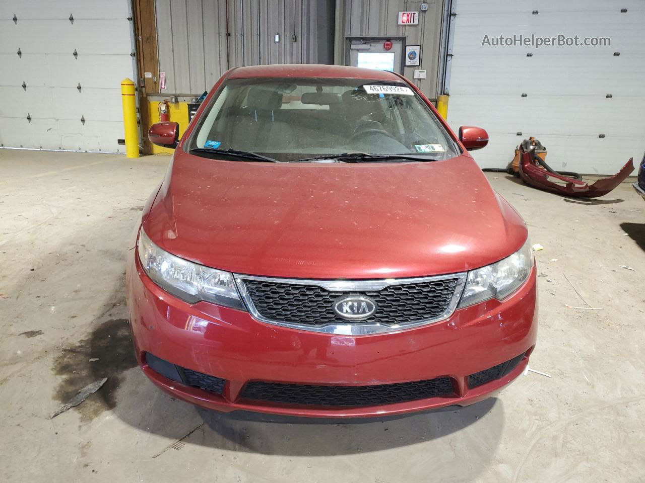 2012 Kia Forte Ex Red vin: KNAFU4A26C5555271