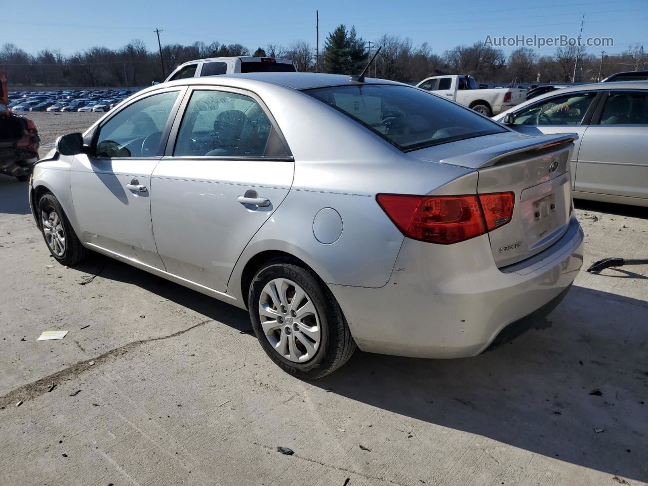 2012 Kia Forte Ex Серебряный vin: KNAFU4A26C5571907