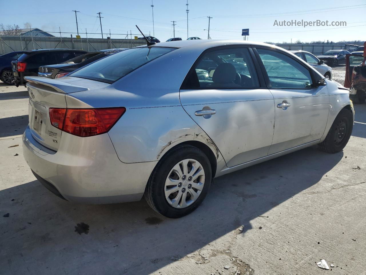 2012 Kia Forte Ex Серебряный vin: KNAFU4A26C5571907