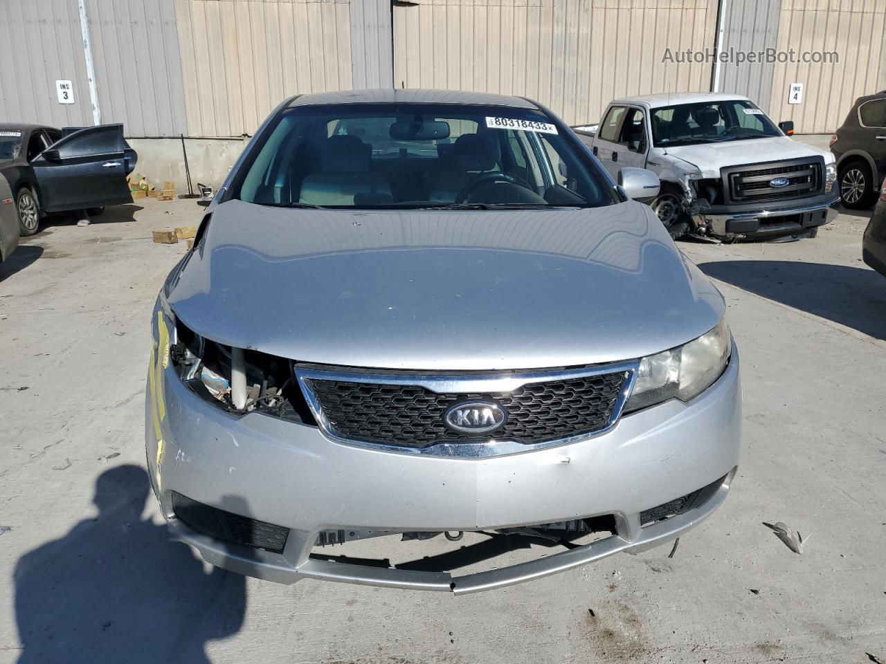 2012 Kia Forte Ex Серебряный vin: KNAFU4A26C5571907