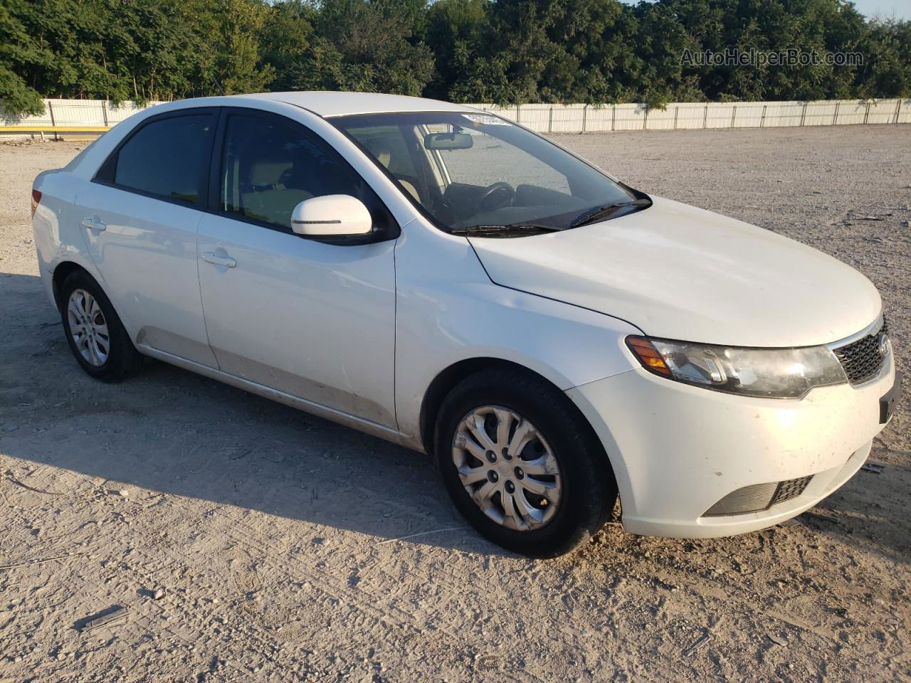 2012 Kia Forte Ex White vin: KNAFU4A26C5614187