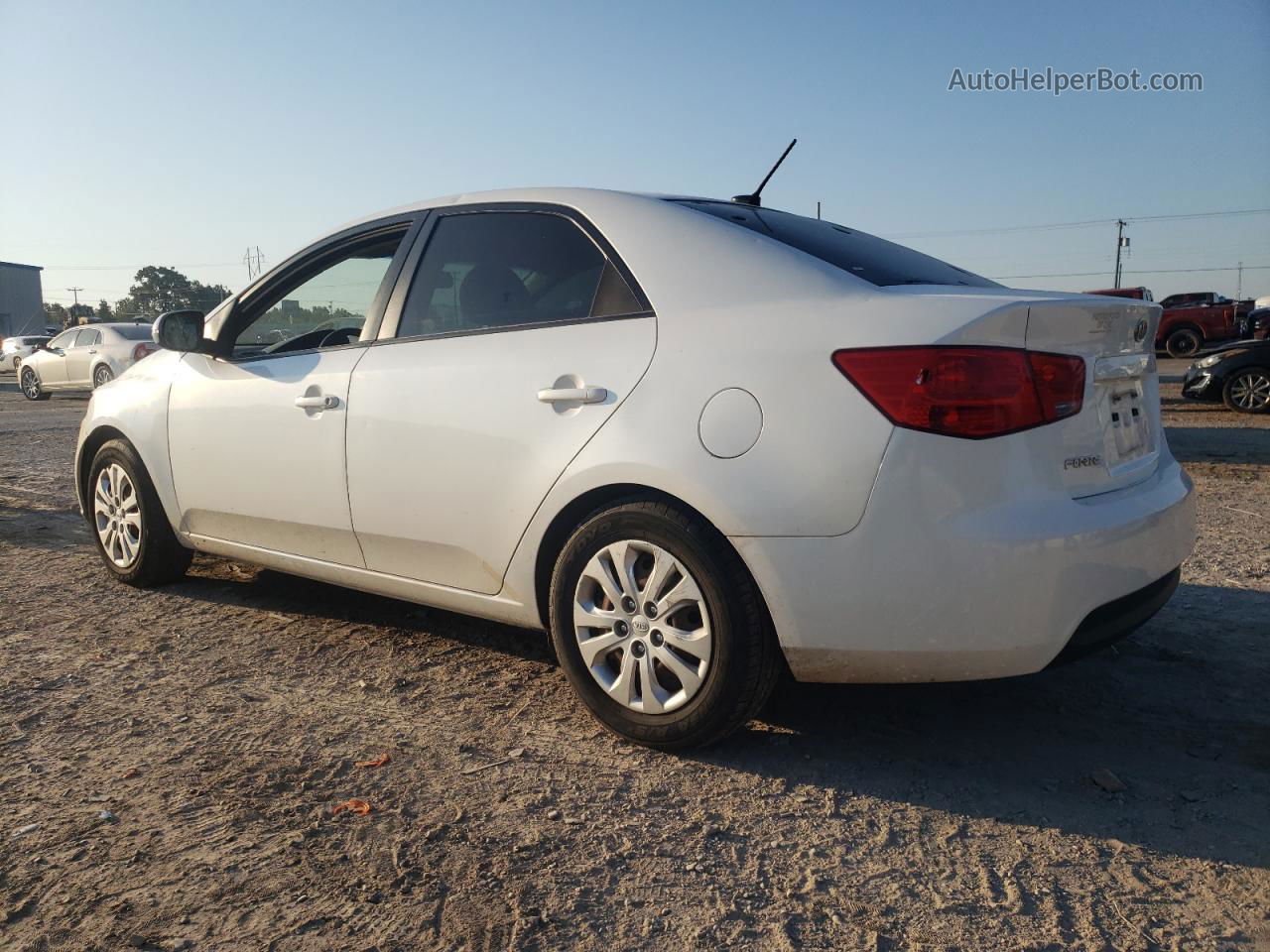 2012 Kia Forte Ex White vin: KNAFU4A26C5614187