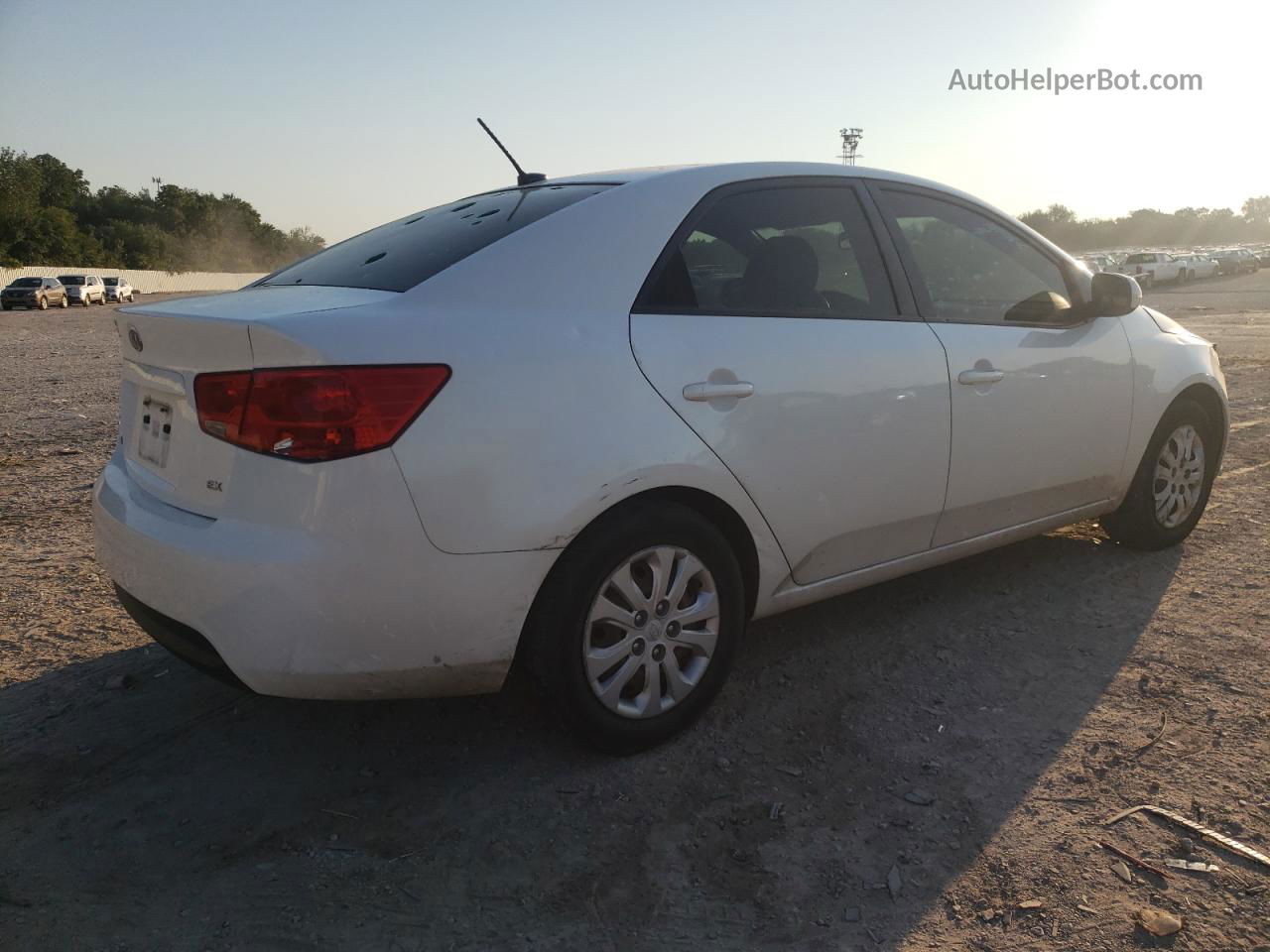 2012 Kia Forte Ex White vin: KNAFU4A26C5614187