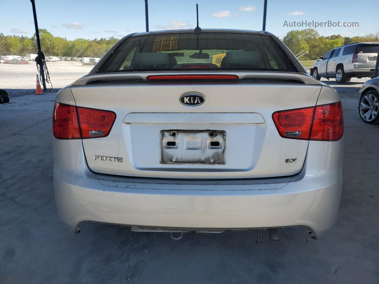 2012 Kia Forte Ex Silver vin: KNAFU4A26C5621009