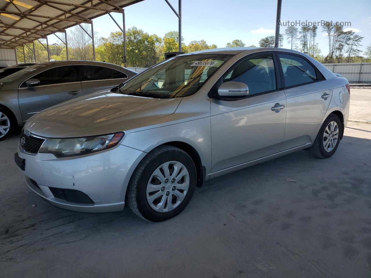 2012 Kia Forte Ex Silver vin: KNAFU4A26C5621009