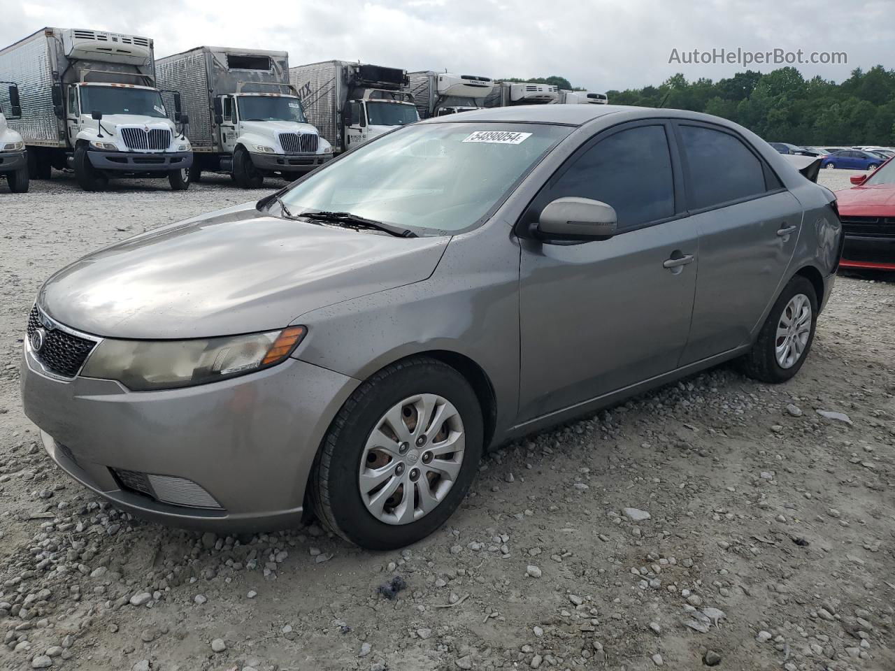 2012 Kia Forte Ex Gray vin: KNAFU4A26C5625156