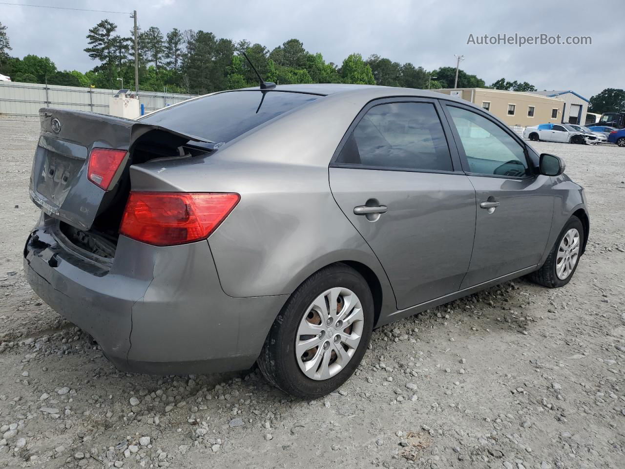 2012 Kia Forte Ex Gray vin: KNAFU4A26C5625156