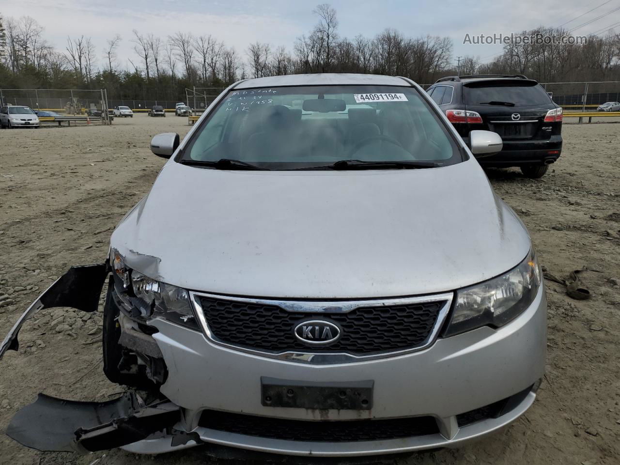 2012 Kia Forte Ex Silver vin: KNAFU4A26C5631958