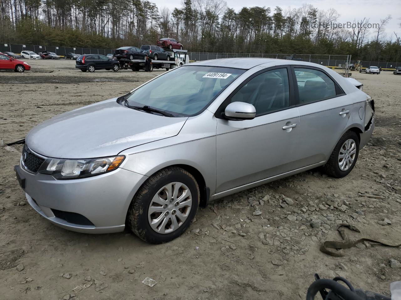 2012 Kia Forte Ex Silver vin: KNAFU4A26C5631958