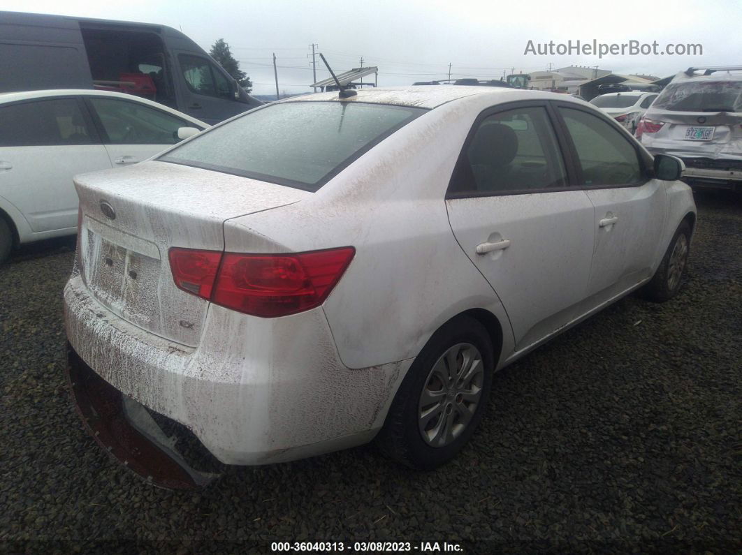 2012 Kia Forte Ex Белый vin: KNAFU4A26C5632219