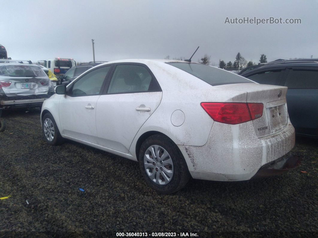 2012 Kia Forte Ex White vin: KNAFU4A26C5632219