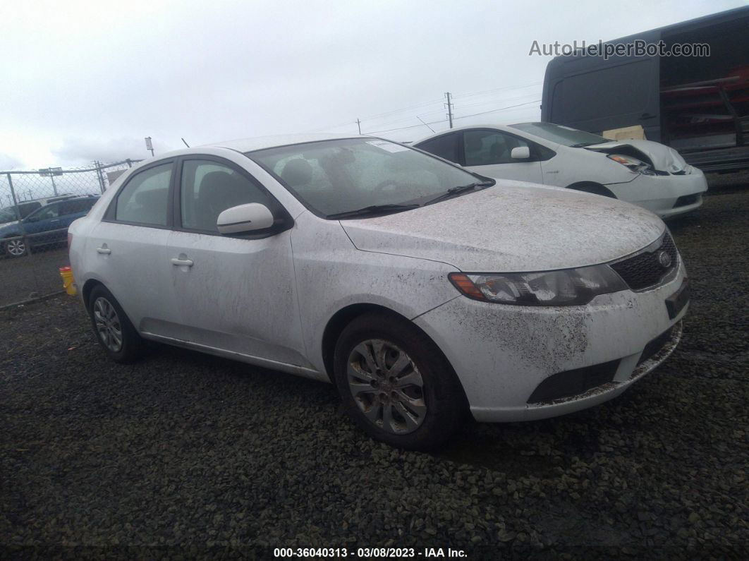 2012 Kia Forte Ex White vin: KNAFU4A26C5632219