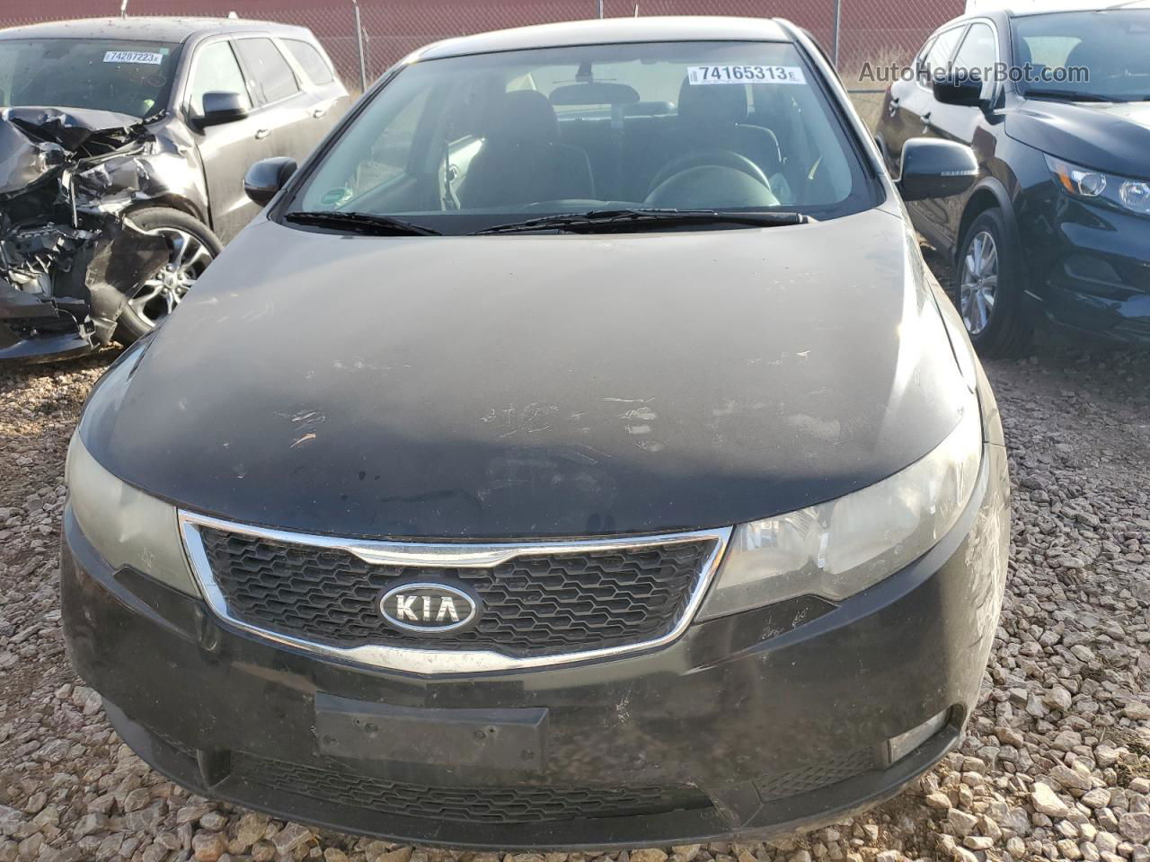 2012 Kia Forte Ex Черный vin: KNAFU4A26C5633970