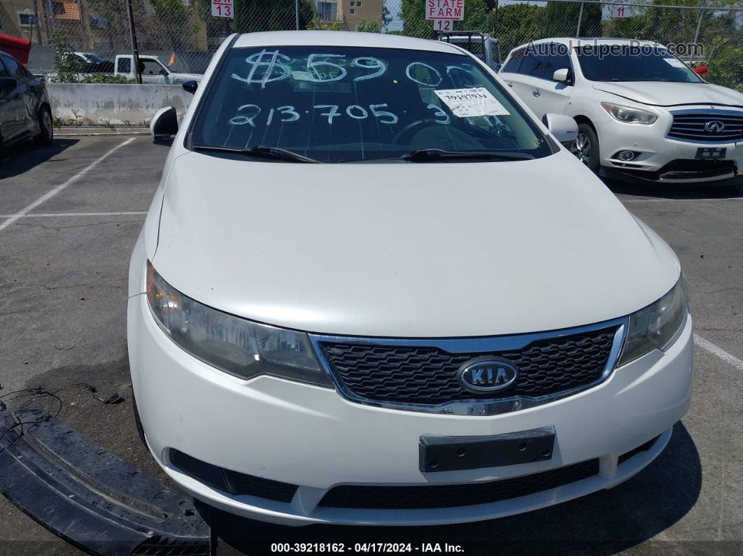 2012 Kia Forte Ex White vin: KNAFU4A26C5637856