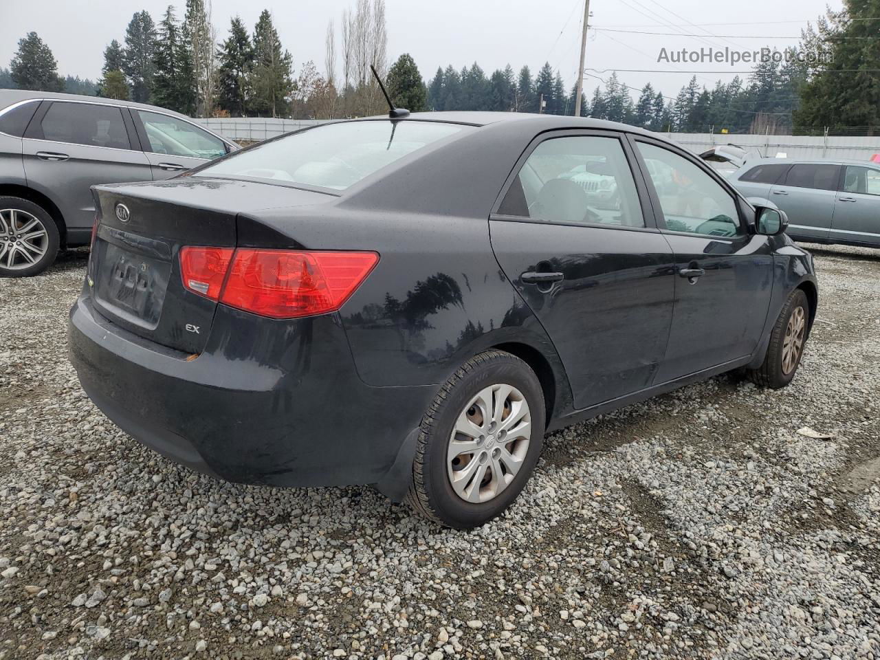 2012 Kia Forte Ex Черный vin: KNAFU4A26C5642782