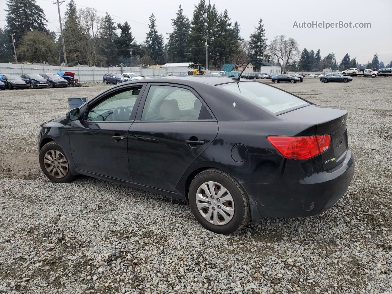 2012 Kia Forte Ex Черный vin: KNAFU4A26C5642782