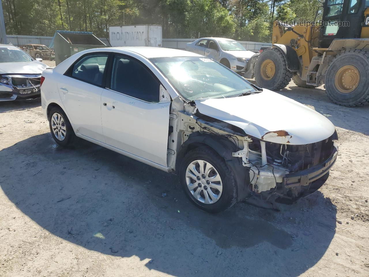 2012 Kia Forte Ex White vin: KNAFU4A26C5644127