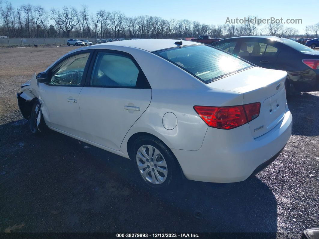 2012 Kia Forte Ex Белый vin: KNAFU4A27C5488180