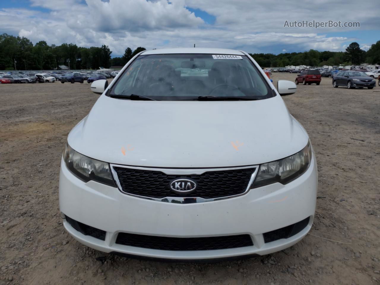 2012 Kia Forte Ex Белый vin: KNAFU4A27C5522554