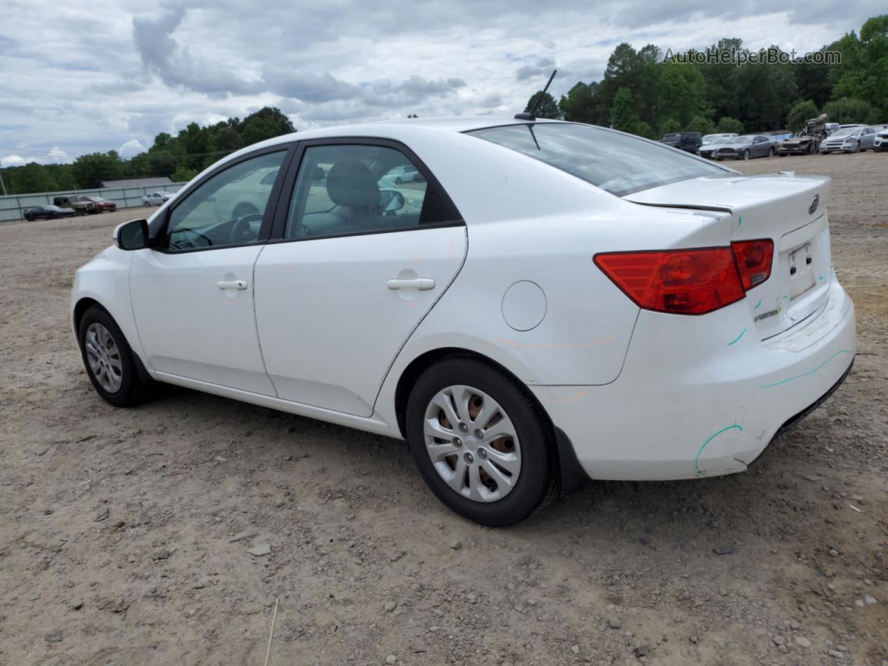 2012 Kia Forte Ex Белый vin: KNAFU4A27C5522554