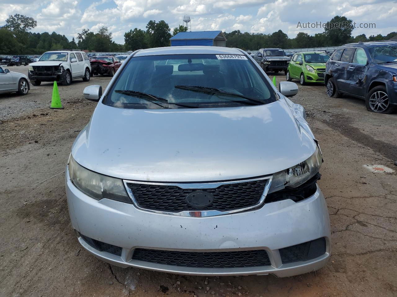 2012 Kia Forte Ex Silver vin: KNAFU4A27C5528659